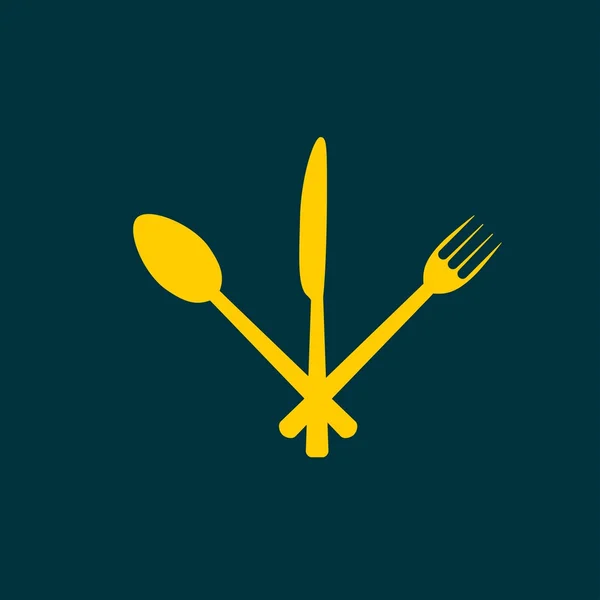 Icona del menu del ristorante — Vettoriale Stock