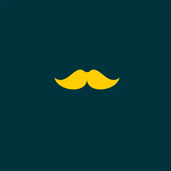 Icône de moustache mâle — Image vectorielle