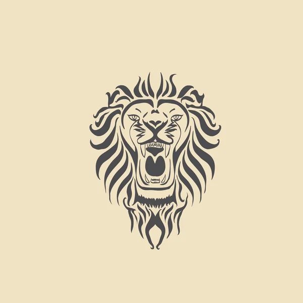 Ícone da cabeça do leão —  Vetores de Stock