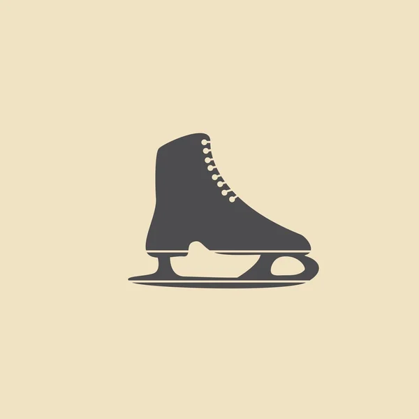 Skate boot icon. — Stock Vector