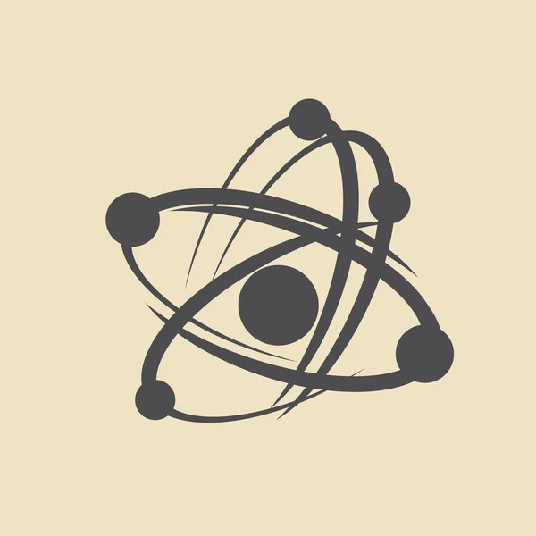 Molecuul, wetenschap pictogram — Stockvector