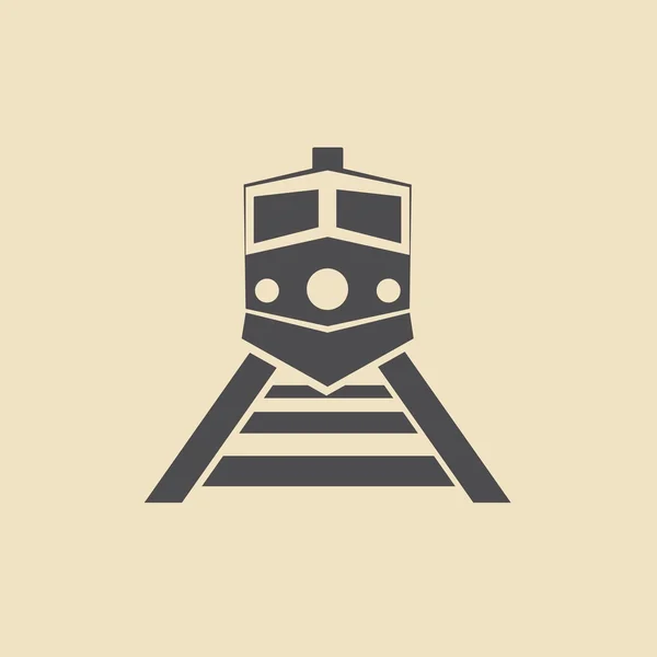 Icono de transporte de tren — Vector de stock