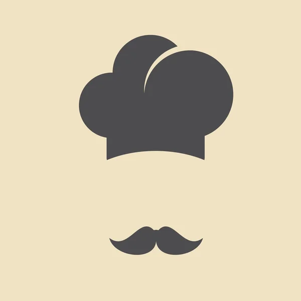 Ikona kapelusza szefa kuchni — Wektor stockowy