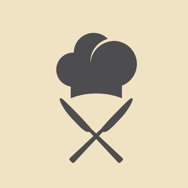Kock hatt ikon — Stock vektor