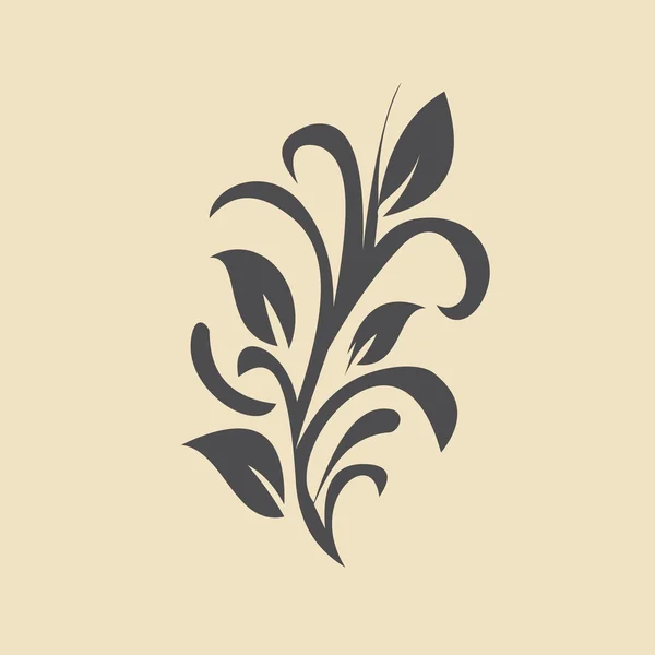 Květinový ornament designový prvek — Stockový vektor
