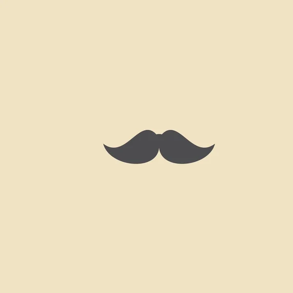 Icône de moustache mâle — Image vectorielle