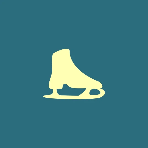 Skate schoen pictogram. — Stockvector