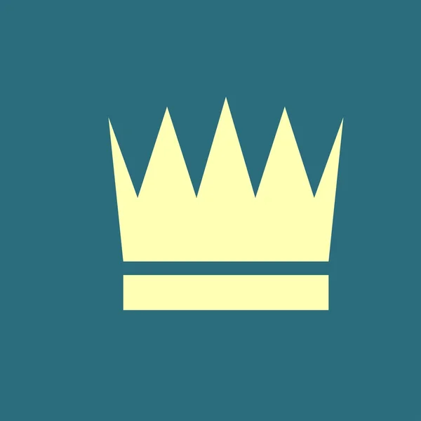 Královská koruna symbol ikona — Stockový vektor