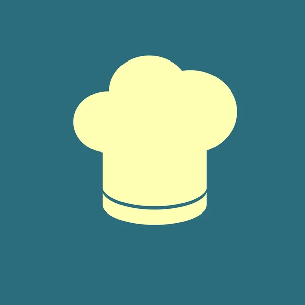 Chef hoed pictogram — Stockvector