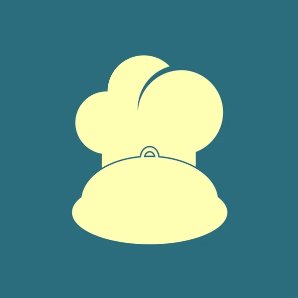 Kock hatt ikon — Stock vektor