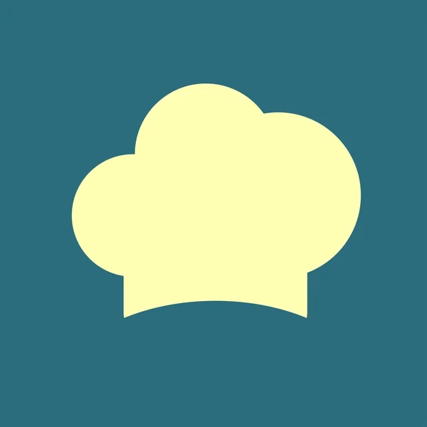 Ikona šéfkuchaře klobouku — Stockový vektor