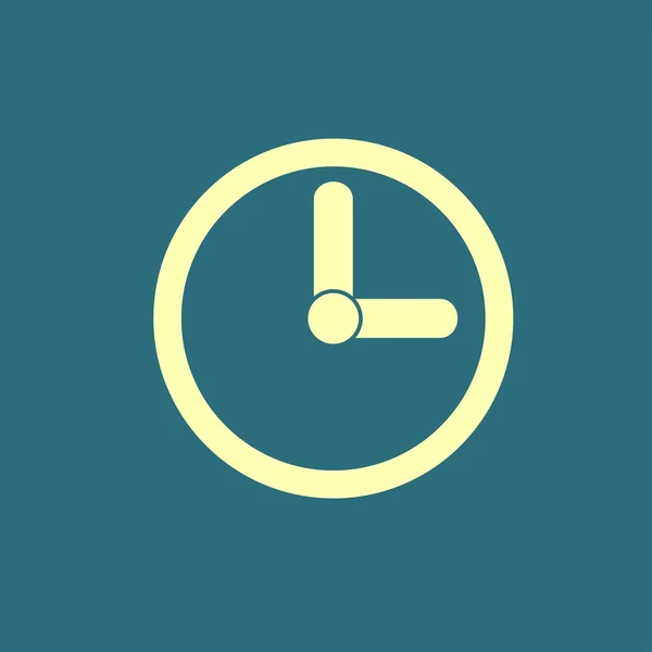 Tempo, icona dell'orologio — Vettoriale Stock