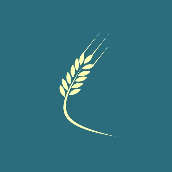 Пшениця вухо значок — стоковий вектор