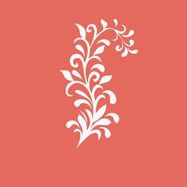 çiçek süsleme tasarım öğesi