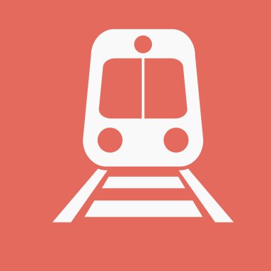 Tren ulaşım simgesi