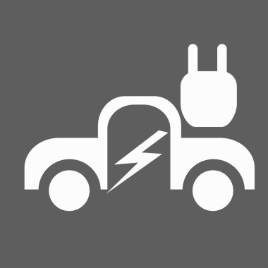 elektrikli araba simgesi