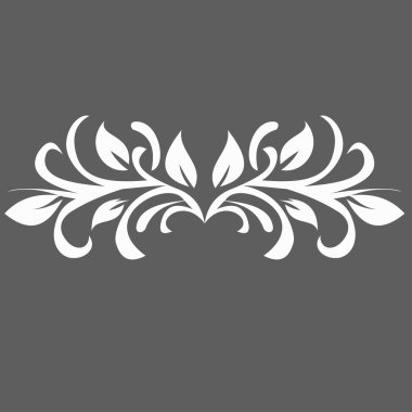 çiçek süsleme tasarım öğesi