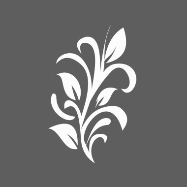 çiçek süsleme tasarım öğesi