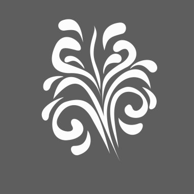 çiçek süsleme tasarım öğesi