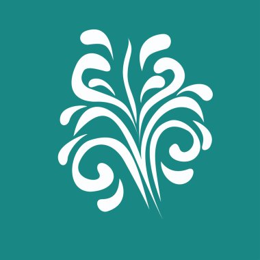 çiçek süsleme tasarım öğesi