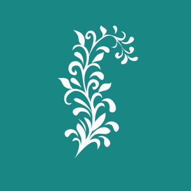 çiçek süsleme tasarım öğesi