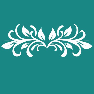 çiçek süsleme tasarım öğesi