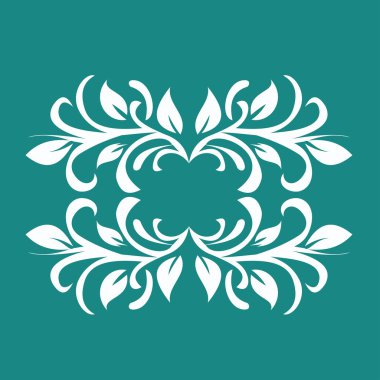 çiçek süsleme tasarım öğesi