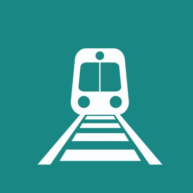 Tren ulaşım simgesi