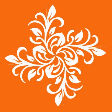 çiçek süsleme tasarım öğesi