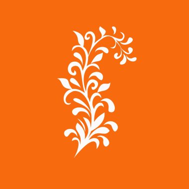 çiçek süsleme tasarım öğesi