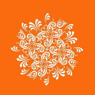 çiçek süsleme tasarım öğesi