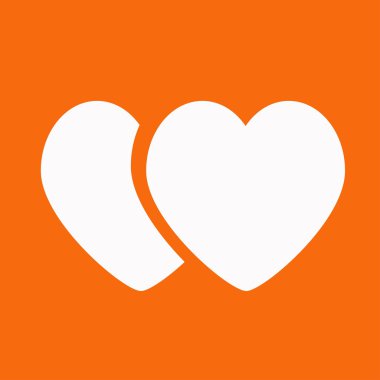 Kalpler çift simgesi