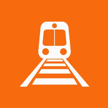 Tren ulaşım simgesi