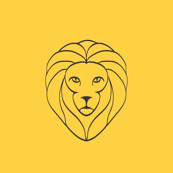 狮子头图标 — 图库矢量图片