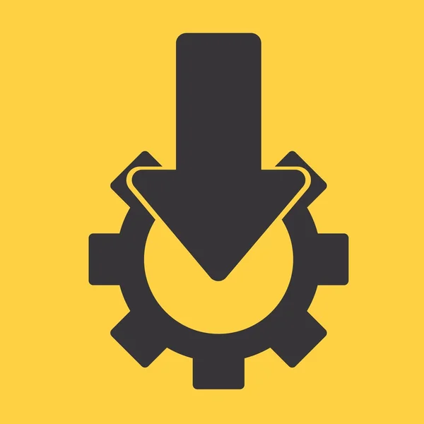 Service, pictogram van Montages — Stockvector