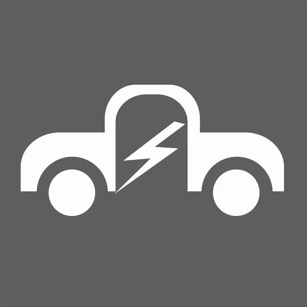 Icona dell'auto elettrica — Vettoriale Stock