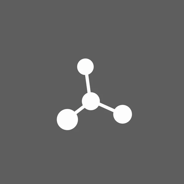 Molecuul, wetenschap pictogram — Stockvector