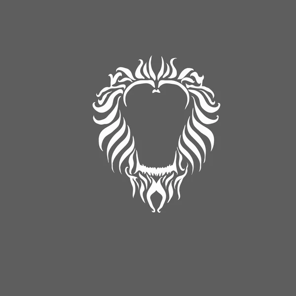 Icône tête de lion — Image vectorielle