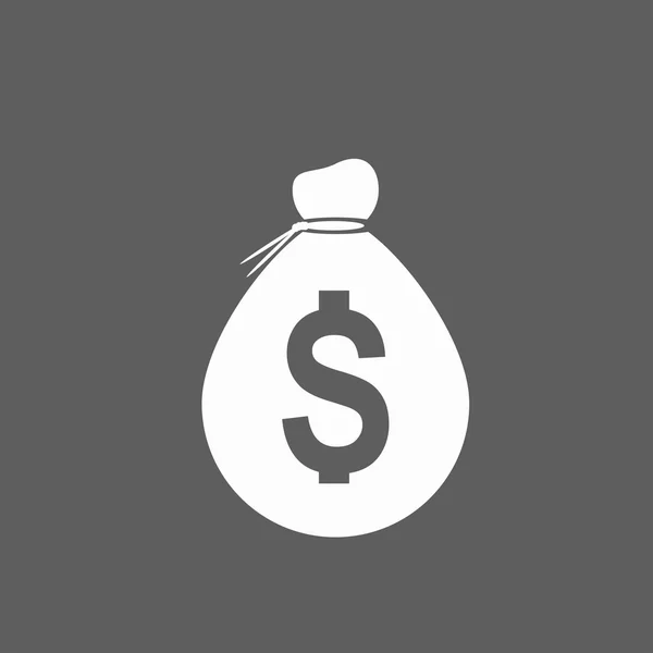 Icono de bolsa de dinero — Vector de stock