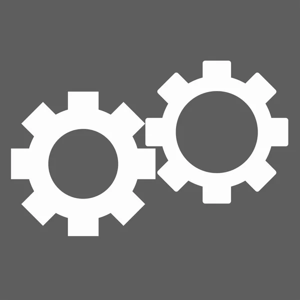 Servicio, configuración, icono de engranajes — Vector de stock