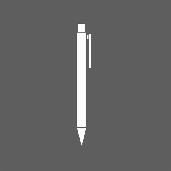 Pluma, icono de la firma — Vector de stock