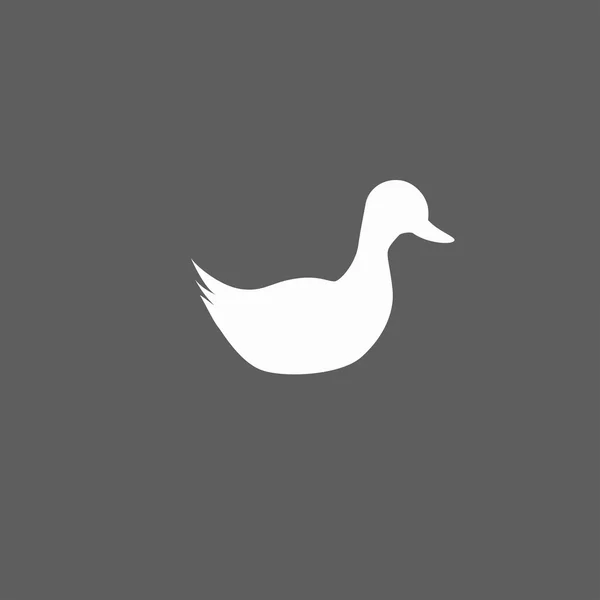 Икона утки — стоковый вектор