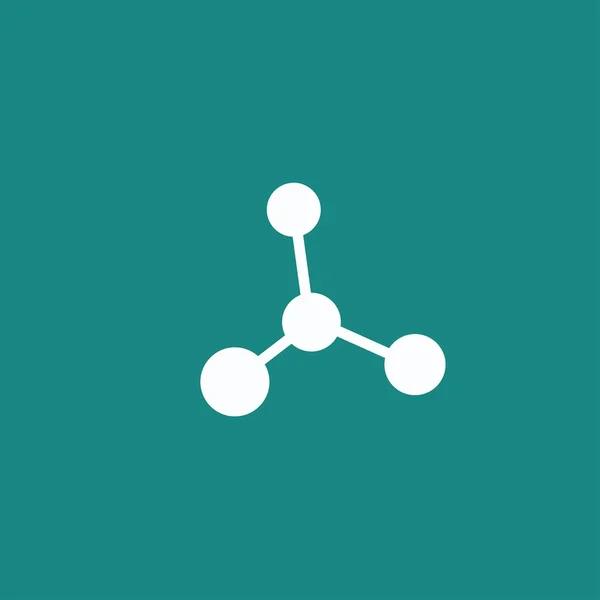 Molecuul, wetenschap pictogram — Stockvector