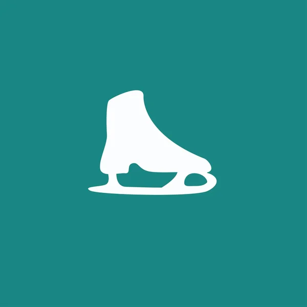 Ícone de patins. Símbolo de patinação artística — Vetor de Stock
