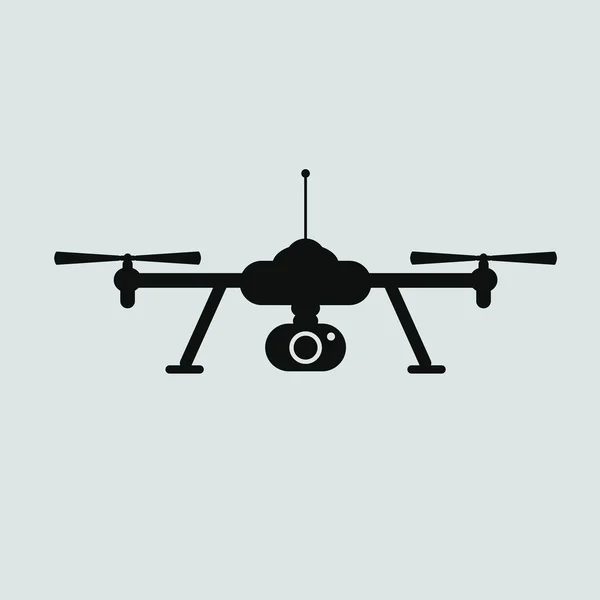 Quadcopter, drone icon. — Stock Vector