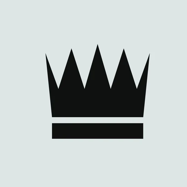 Couronne royale icône symbole — Image vectorielle