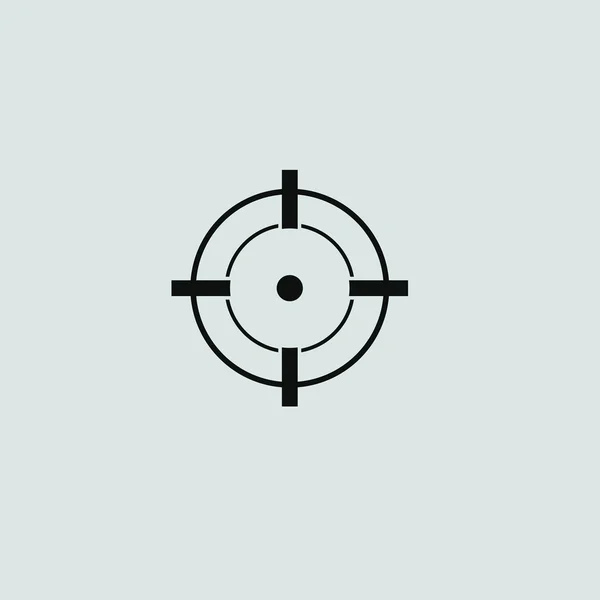 Cíle, cílovou ikonu — Stockový vektor