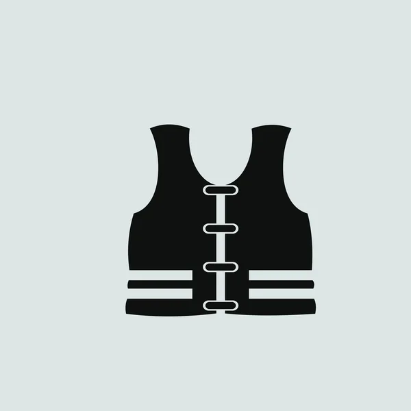 Ikona Life Vest — Stockový vektor