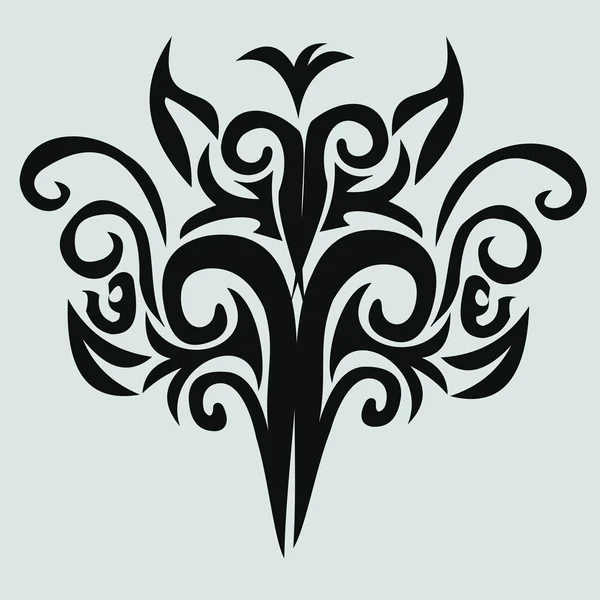 Elemento de design ornamento floral — Vetor de Stock