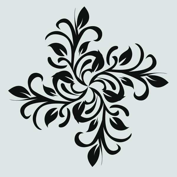 Floral sieraad ontwerpelement — Stockvector